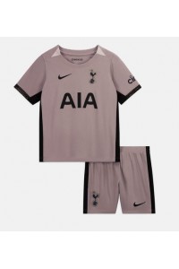 Fotbalové Dres Tottenham Hotspur Dětské Třetí Oblečení 2023-24 Krátký Rukáv (+ trenýrky)